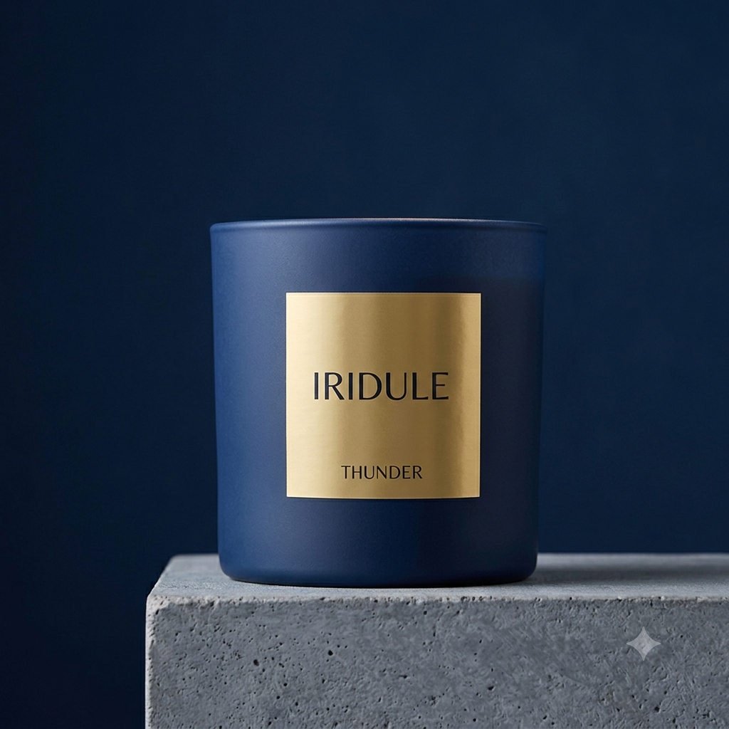Iridule minimalist scented candle